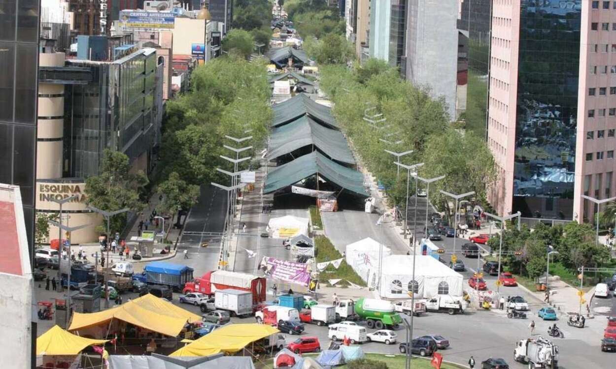 Planton en Reforma 2