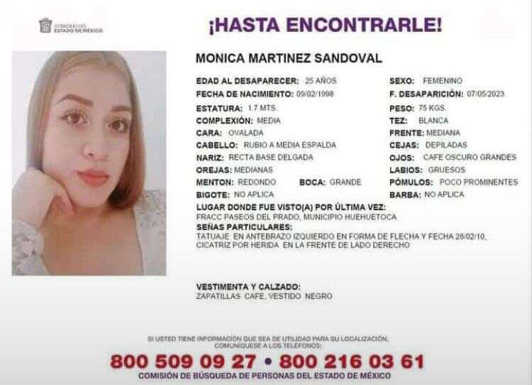 monica martinez desaparece huehuetoca