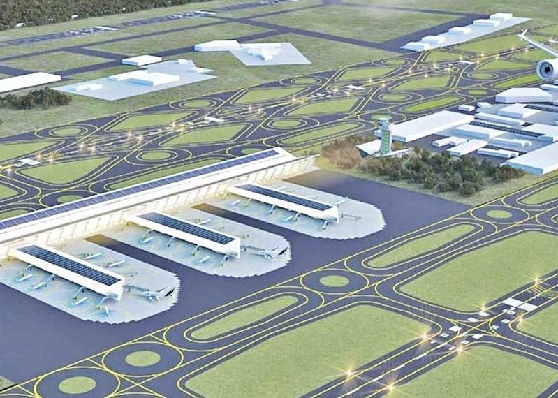 Primer diseño del Aeropuerto de Santa Lucía