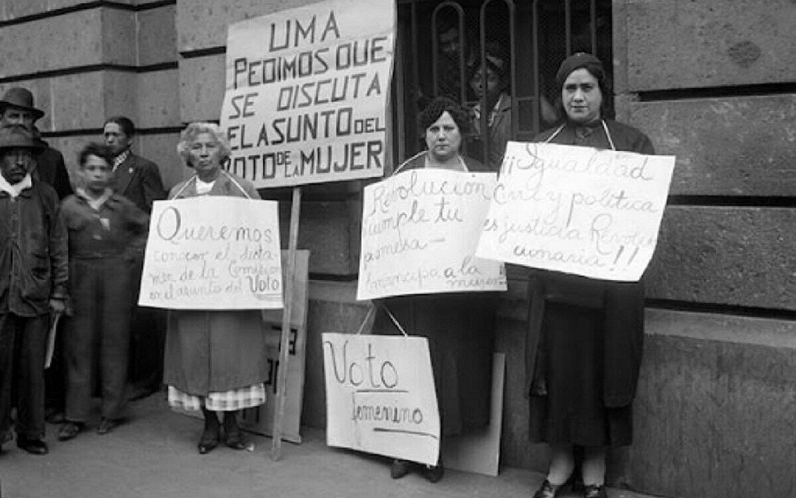 Voto femenino, tu derecho a tener derechos. 