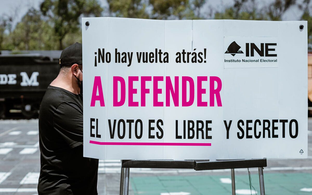 ¡No hay vuelta atrás! INE