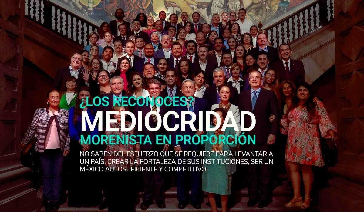 Mediocridad morenista en proporción a su falta de educación