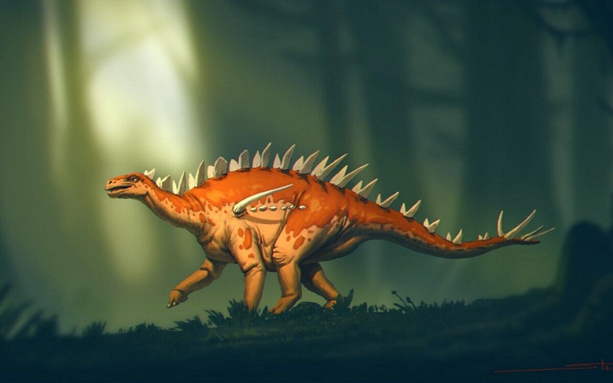 Bashanosaurus primitivus, el estegosaurio asiático más antiguo.