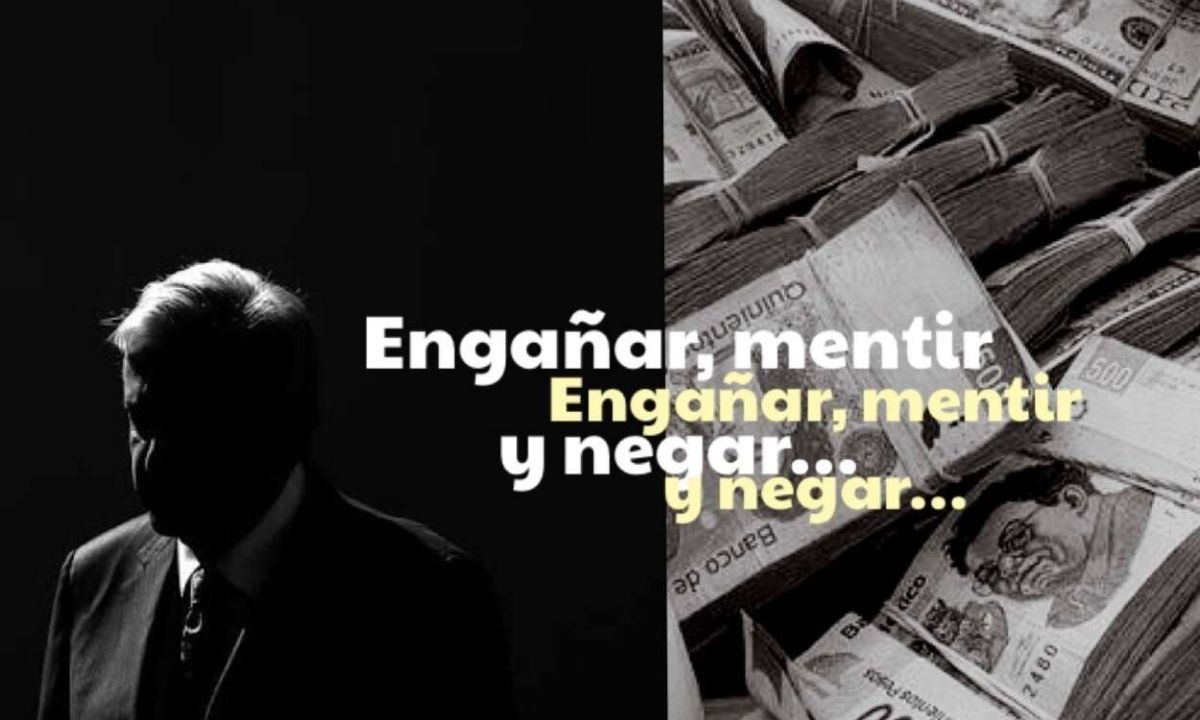 La estrategia de engañar, mentir y negar de AMLO