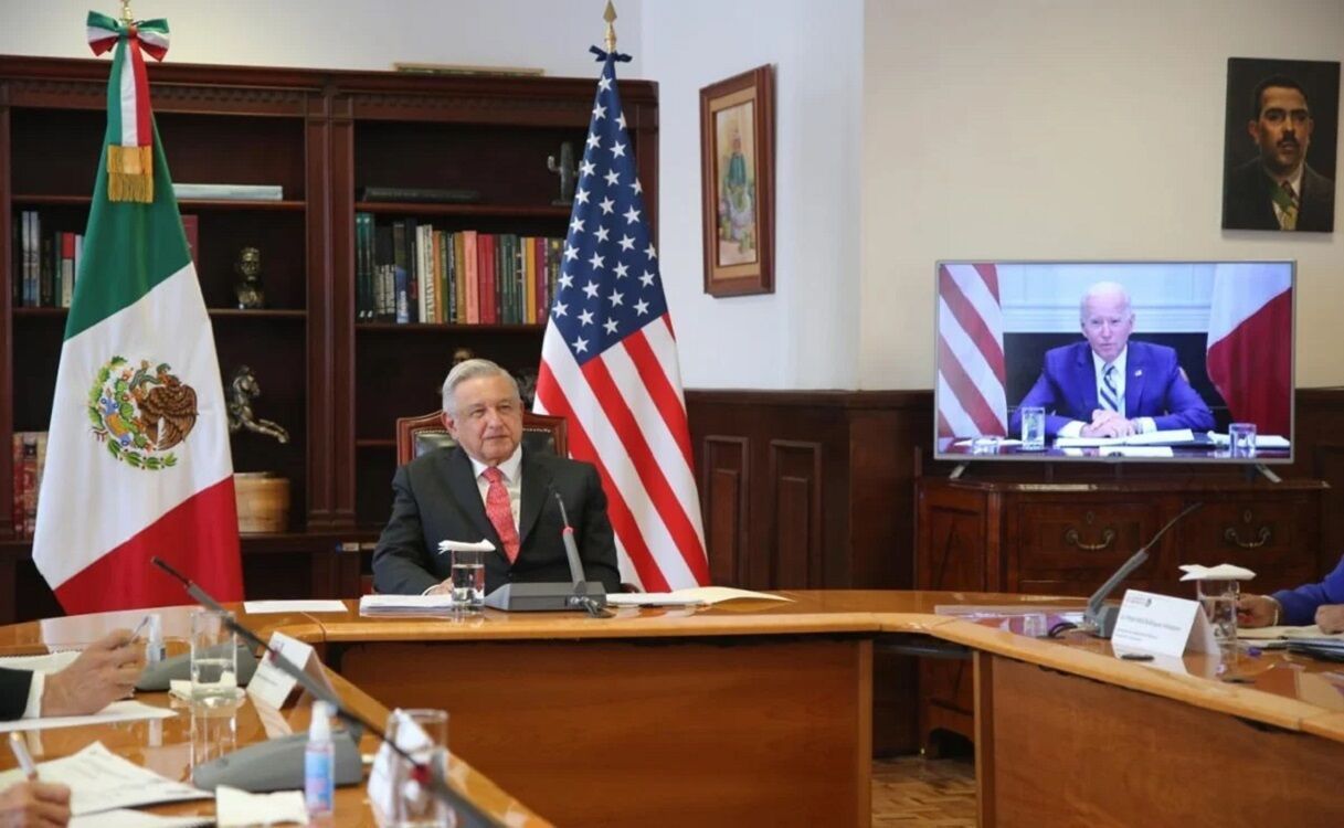 Joe Biden batea a AMLO.