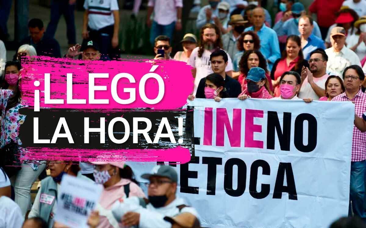 ¡Llegó la hora! INE marcha 26 febrero